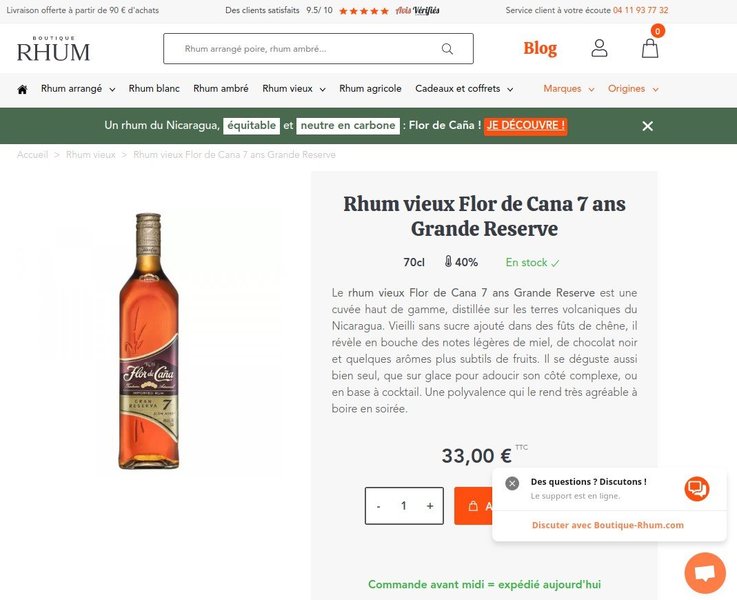 Boutique Rhum